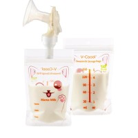 150ml Mother Postpartum Supplie Nursing Milk Sandwich Bag Liquid safe feeding cartoon cat style bags Breast Milk Storage Bag