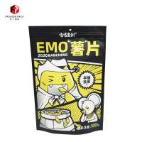 Matte Mopp Emo Potato Chips Aluminum Foil Stand Up Pouches Food Zipper Packaging 200g 500g